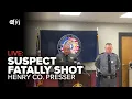 LIVE Press conference after deputy fatally shoots at-large suspect in Virginia