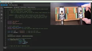 ESP32 Web Sockets - Transferring Raw Image Data