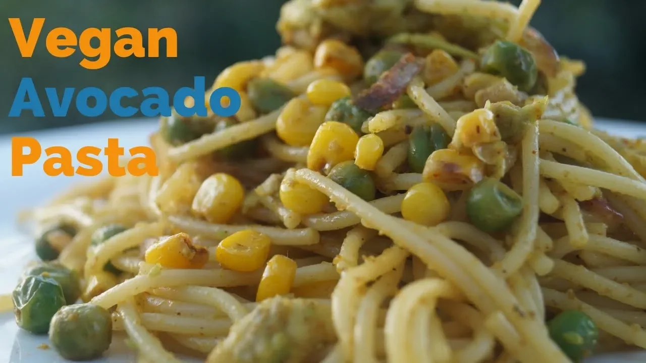 Curried Avocado Pasta   Cheap + Easy Vegan Recipe