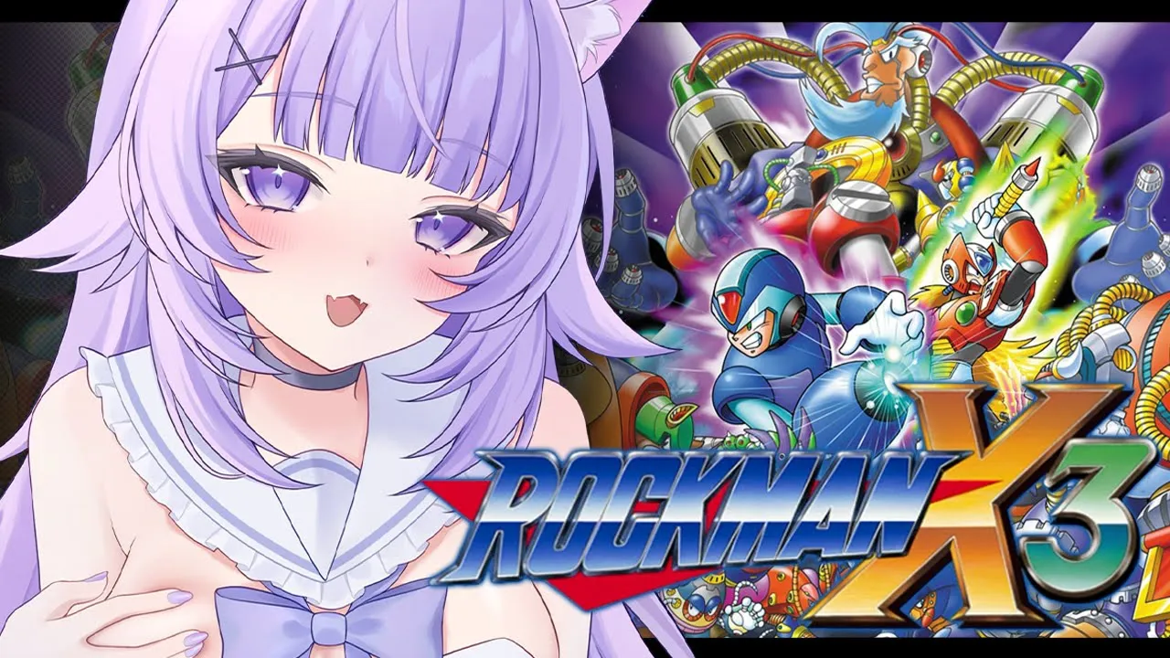 【🔵 ロックマンX3 】完全初見でれっつご～～～～！#01【 猫又おかゆ/ホロライブ 】