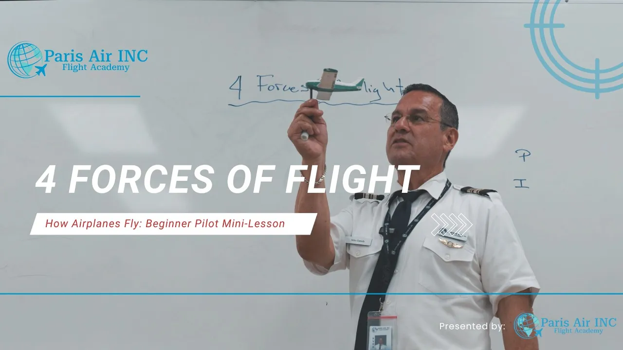 How Airplanes Fly: The 4 Forces of Flight (Beginner Pilot Mini-Lesson)