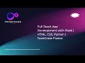 Full Stack App Development with Flask HTML CSS Python TechCraze Fusion