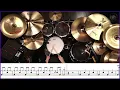 Survivor - Burning Heart - Beginner Drum Play-A-Long Simplified