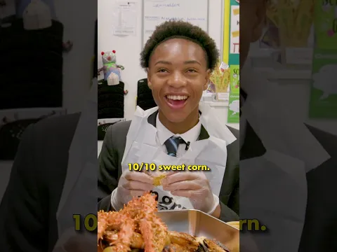 British Highschoolers try Cajun Sweet Corn for the first time!