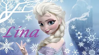 Happy Birthday Lina Joyeux Anniversaire Lina Feliz Cumpleaños إيلزا سنة حلوة يا أميرة Elsa Frozen 