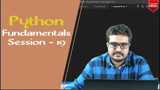 Python Tutorial Python Fundamentals Session 19