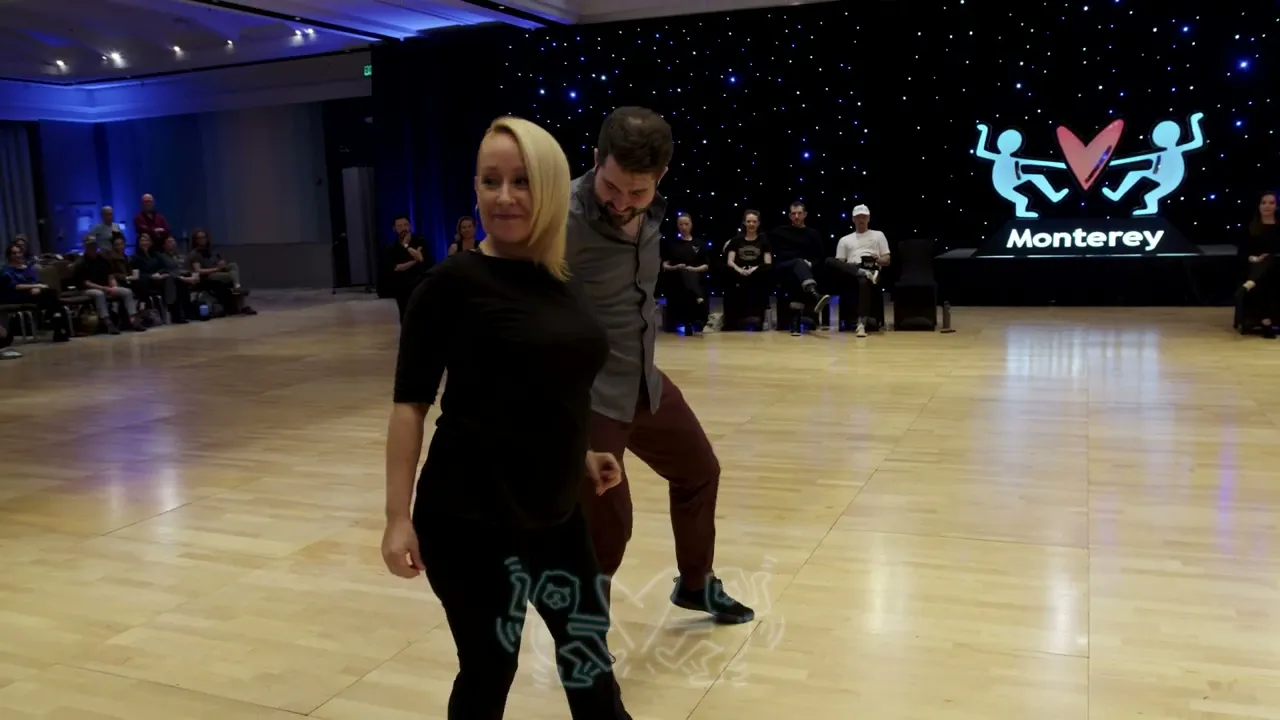 Improv West Coast Swing - Ben Morris & Sarah Vann Drake - Monterey SwingFest 2024 Champions Strictly