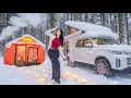 Lagu ❄️LUXE CAMPER KAMPEREN IN ZWARE SNEEUWVAL