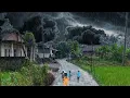Download Lagu Heavy rain, thunderstorm in rural Indonesia||flash flood almost happened||3 hour rain video