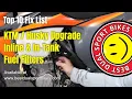 Upgrading the Quick Disconnect In-Tank Fuel Filter on KTM Husky Bikes