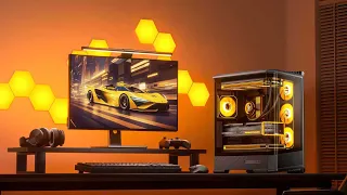 JONSBO D400 ATX PC Case Golden-Ratio 3D Shape Design SP Back-connect MB
