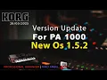 Download Lagu KORG PA1000 V1.5.2 Update Version