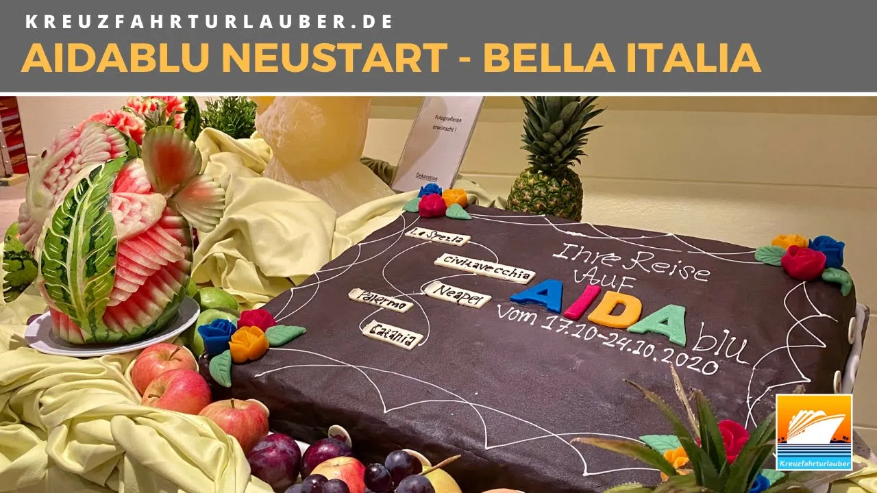 VLOG3: Neustart AIDA: Bella Italia mit AIDAblu - La Spezia, Civitavecchia & Bordleben