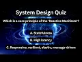 Which is a core principle of the Reactive Manifesto