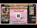 Lagu Tutorial Edit Template Non Domestik NOVEMBER DUMP AESTHETIC 2025 