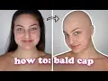 How To Apply Paint A Bald Cap SFX Makeup Tutorial