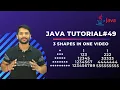 Star Printing Shape Printing Pyramid Printing In Java Part 5 In Hindi