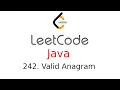 Valid Anagram - Leetcode 409