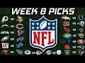 NFL Week 8 Picks 2019