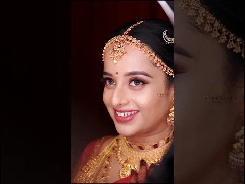 Kerala Hindu Wedding Premium Bridal Makeup | Vikas Vks Makeup Artist💄 #shorts #vikasvksmakeupartist