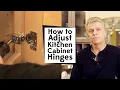 How To Adjust Kitchen Cabinet Hinges
