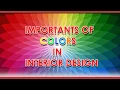 IMPORTANT OF COLORS IN INTERIOR