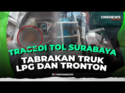 Kecelakaan Mengerikan, Truk LPG Seruduk Tronton, Pengemudi Tewas