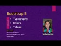 Bootstrap 5 Typography Colors Tables