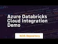 azure databricks cloud integration demo