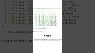 MongoDB database in Python
