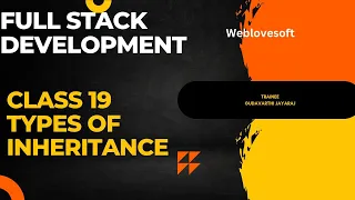 Class 19 Types of inheritance in python