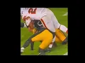 Nick chubb knee injury close up angle