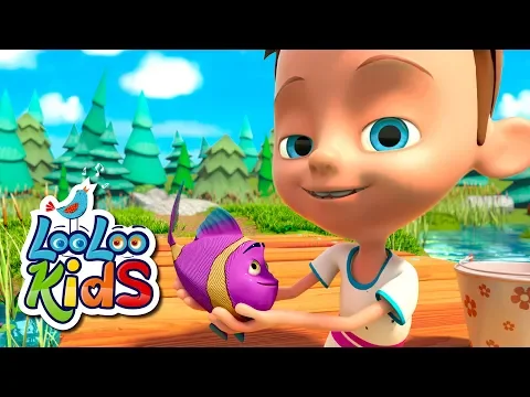 Download MP3 🐟 Once I Caught a Fish Alive 🐟 THE BEST Songs for Children | LooLoo Kids