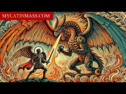 Homily on St. Michael's battle against Lucifer and his role today video