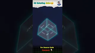 3D Rotating Cube Using Pure HTML CSS DevZiaul