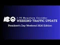 I-70 Mountain Corridor Weekend Traffic Update - President s Day Weekend 2026