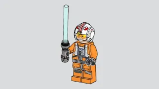 LEGO 912507 Instructions | Star Wars | Luke Skywalker | Magazine Gift
