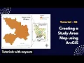 ArcGIS 10 8 Tutorial 2 Make a Study Area Map in ArcGIS Step-by-Step Tutorial