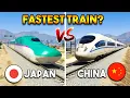 Download Lagu GTA 5 : CHINA FASTEST TRAIN VS JAPANESE FASTEST TRAIN (SHINKANSEN VS CHINA RAILWAYS)