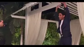 تامر حسني يعلق حمدي المرغني من كواليس فيلم بحبك 