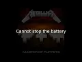 Metallica - Battery Lyrics (HD)