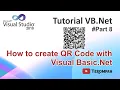 Visual Basic VB Net How to create QR Code with VB Net and how to save the image Eng