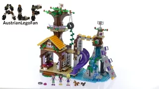 Lego Friends 41122 Adventure Camp Tree House Speed Build