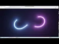 neon loading animation