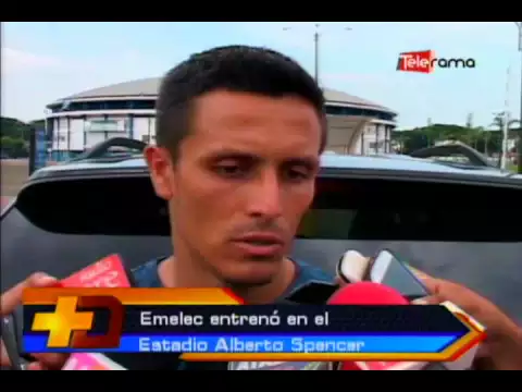 Emelec entrenó en el estadio Alberto Spencer