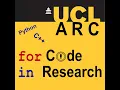 Research Software Engineering with Python COMP233 - Design and Patterns