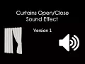 Curtains Sound Effect