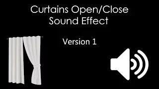 Curtains Sound Effect 