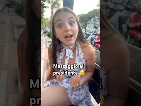Messaggio al presidente