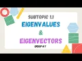 Download Lagu GROUP A17_ STQM 1223 LINEAR ALGEBRA_ SUBTOPIC CODE 1.1 EIGENVALUES \u0026 EIGENVECTORS📌
